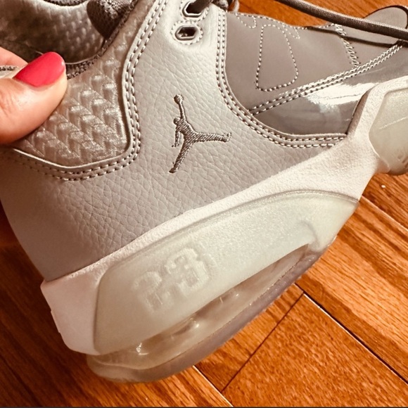 Jordan 23 Gray Shoes junior size 5.5 Y - Picture 7 of 8